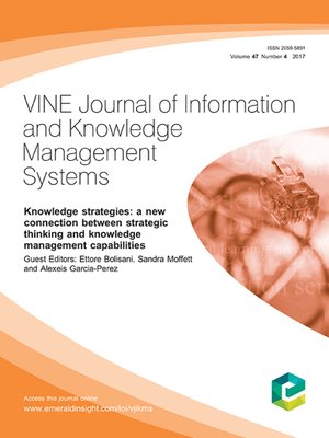 cover image of VINE Journal of Information and Knowledge Management Systems, Volume 47, Number 4
